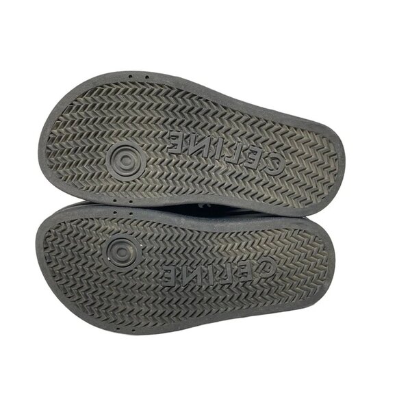 CELINE Block Slide Sandals - Black White Women's 658-080725 - Picture 4 of 6